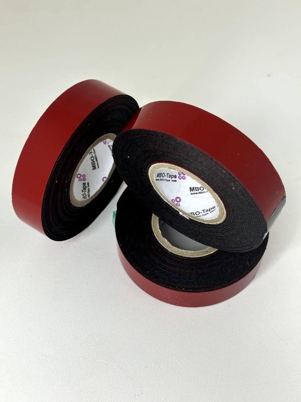 چسب فوم دو طرفه مشکی روکش قرمز